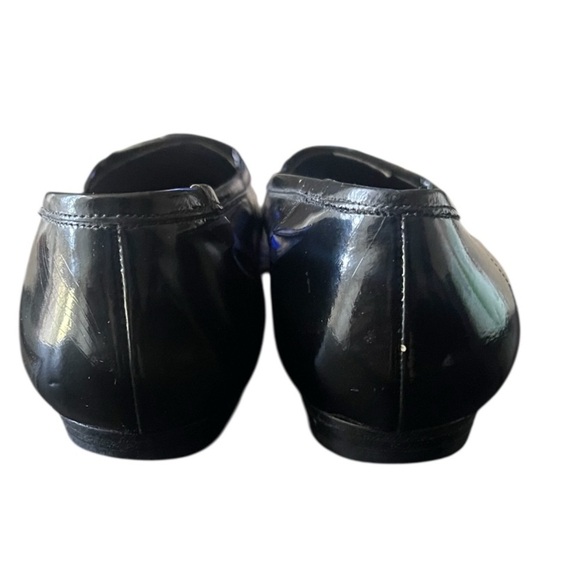 Vintage Vaneli Black and Gold Embellished Loafers - Picture 4 of 9